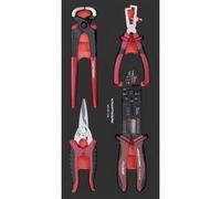 Kraftwerk Tools 105.401.026 Set di pinze/forbici 4 pz. Inlay 20x40