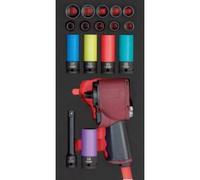 Kraftwerk Tools 105.401.027 Set di chiavi a urto 1/2" 17pz. Inlay 20x40