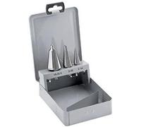 Kraftwerk Tools 18100 3pz- Set di punte coniche per forare ed allargare in HSS Co5