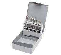 Kraftwerk Tools 18200 6pz- Set di frese 90° a sbavare ed incassare in HSS Co5