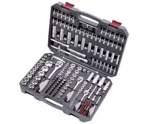 Kraftwerk Tools 204.104.800 Set di chiavi a bussola, Basic, 1/4"+3/8"+1/2", 200 pz.