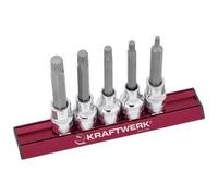 Kraftwerk Tools 338099 7pz- Set MAGALU di chiavi a bussola giravite lunghe XZN 1/