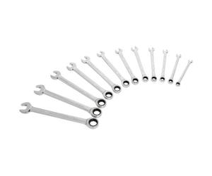 Kraftwerk Tools 3400-54 Set di chiavi combinate a cricchetto, Clickraft, 12 pz.
