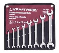 Kraftwerk Tools 3570R 8pz- Set chiavi doppie 6-22 mm, lucide