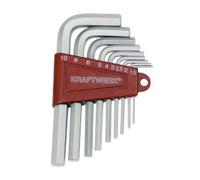 Kraftwerk Tools 3601 Serie chiavi maschio esagonali 1.5-10 mm, 9 pz.
