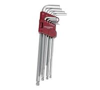 Kraftwerk Tools 3604 Serie chiavi maschio esagonali ballpoint 1.5-10 mm, 10 pz.