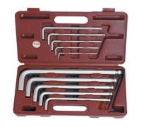 Kraftwerk Tools 3606 10pz-Set chiavi maschio esagonali ballpoint 3-17 mm