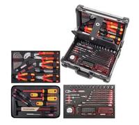 Kraftwerk Tools 3944,3 Valigia professionale Alu con Utensili VDE 123 pz.