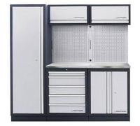 Kraftwerk Tools 3964AIX Parete d'officina MOBILIO a 3 elementi - Inox.