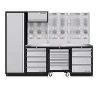 Kraftwerk Tools 3964K-H5R4-K1WIX Mobilio 4 combi, unità alta, parete forata, inox