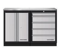 Kraftwerk Tools 3964K-S500IX Mobilio 2 combi, inox, 5 cassetti