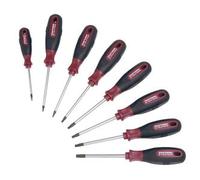 Kraftwerk Tools 4166 Serie di giraviti TX con foro ERGOKRAFT, 8 pz.