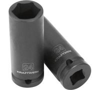 Kraftwerk Tools 481240 3/4'' Chiave a bussola tipo lungo a macchina 24 mm