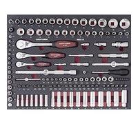 Kraftwerk Tools 4902-10-1 Set di chiavi a bussola PRO LINE EVA, 125 pezzi