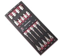 Kraftwerk Tools 4903-05 19pz- Ass. modulabile di bussole lunghe e corte TX EVA3