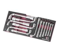 Kraftwerk Tools 4903-29 Ass. mod. EVA3 Chiavi a pipa 7-19mm 13pz.