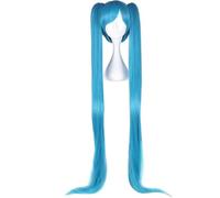 Kraja Parrucca Cosplay di Miku Hatsune per i Fan di vocaloid Halloween Festa Azzurro(Miku Hatsune)