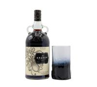 Kraken - Black Spiced Rum 100cl 40% ABV (1 Litre),(Includes Branded Glass)