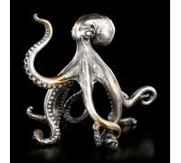 Kraken Figura Con Tentacolo Alzato - Statua Decorativa Fantasia Polpo