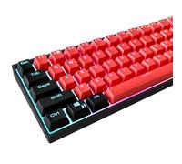 Kraken Keycaps - Set di copritasti retroilluminati RGB BRED Edition - Copritasti in PBT doppio nero e rosso per tastiere meccaniche di qualsiasi dimensione, per tutte le tastiere 60%, 65%, 75%, 85%,