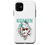 Kraken oceano-mostro subacqueo surfista Cos'è il polpo? Custodia per iPhone 11