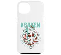Kraken oceano-mostro subacqueo surfista Cos'è il polpo? Custodia per iPhone 13