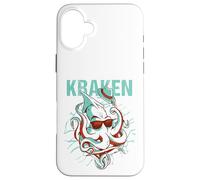 Kraken oceano-mostro subacqueo surfista Cos'è il polpo? Custodia per iPhone 16 Plus