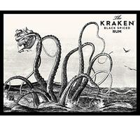 Kraken Rum Vintage Retro Decor Metallo Tin Sign 20x30,5 cm