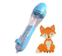 Kralenpennen Voor Knutselen - Automatische Perssieradenmaker, Ergonomische Handgreepdispenser, Creatief Briefpapierhulpmiddel | Kralenpen Voor Kinderen Meisjes Armbanden Strass Charm Handgemaakte