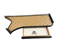 Kram-Truck - Ripiano compatibile con camion Iveco Stralis Hi-Way, tavolo TV per camion, stabile, montaggio senza problemi, per laptop o TV, design estetico, alta qualità, beige scuro