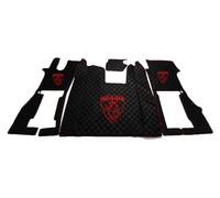 KRAM-TRUCK - Tappetini in gomma compatibili con Scania R dal 2017 - Tappetini in gomma per auto - Compatibile con i tappetini Scania - Tappeti per auto - Sedile imbottito o