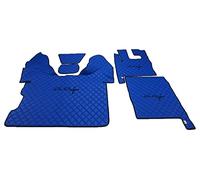 KRAM-TRUCK - Tappetini Trapuntati per Camion DAF XF 105 AUTOMAT, Impermeabili, Resistenti, Antiscivolo, inodore, Ideali per l'abitacolo, anallergici, Facili da Pulire, Blu