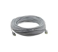 Kramer 97-0400066 - Cavo HDMI smontabile ottico attivo ad alta velocità, 20 m, grigio