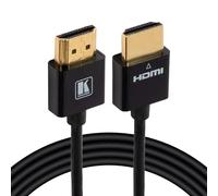 Kramer CABLE HDMI FLEXIBLE ALTA VELOCIDAD CON ETHERNET ULTRA PLANO COLOR NEGRO (C-HM/HM/PICO/BK-10)
