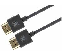 KRAMER Cavo HDMI Premium High Speed, Ultra Slim, 0.9m, Nero