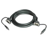 Kramer Electronics 15-pin HD + 3.5mm Audio Cable 4,6 m VGA (D-Sub) + 3.5mm Nero