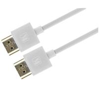 KRAMER Ultra Slim Alta Velocità Flessibile HDMI Cavo con Ethernet 1.8m Bianco