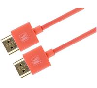 KRAMER Ultra Slim Alta Velocità Flessibile HDMI Cavo con Ethernet 3M Rosso
