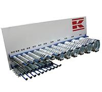 Kramp - Set di 220 fascette stringitubo con rack da 6 a 70 mm