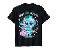 Krampus Carino Pastel Goth Natale Birichino Spettrale Maglietta