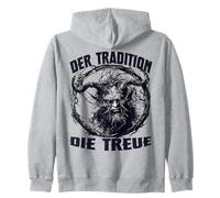 Krampus - Costume di Perchtenmask Malvagio Nicola Krampus Felpa con Cappuccio