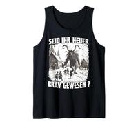 Krampus Perchtenlauf Krampus Costume da Babbo Natale Cattivo Canotta