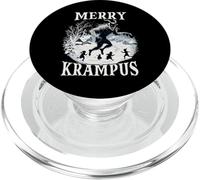 Krampus T | Babbo Natale spaventoso | Maschera Krampus Bartl PopSockets PopGrip per MagSafe