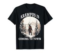 Krampus T | Costume da Krampus | Babbo Natale Spaventoso Maglietta