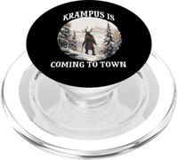 Krampus T | Costume da Krampus | Babbo Natale spaventoso PopSockets PopGrip per MagSafe