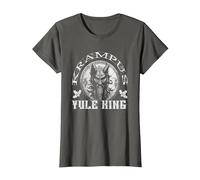 Krampus Yule King Gruss Vom Krampus Xmas Folklore e Mito Maglietta, Donna, Asfalto, M