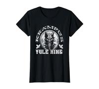 Krampus Yule King Gruss Vom Krampus Xmas Folklore e Mito Maglietta, Donna, Nero, 3XL