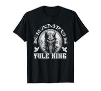 Krampus Yule King Gruss Vom Krampus Xmas Folklore e Mito Maglietta, Uomo, Nero, L