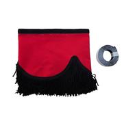 KramTruck - Tenda per camion con nappe, parasole per camion, protezione solare per tutte le marche di camion (rosso, nappe nere)