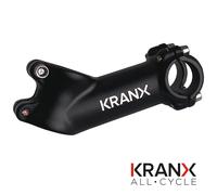 KranX 25.4mm Alloy 35° Rise A/Head 1 1/8" Stem 90mm in Black